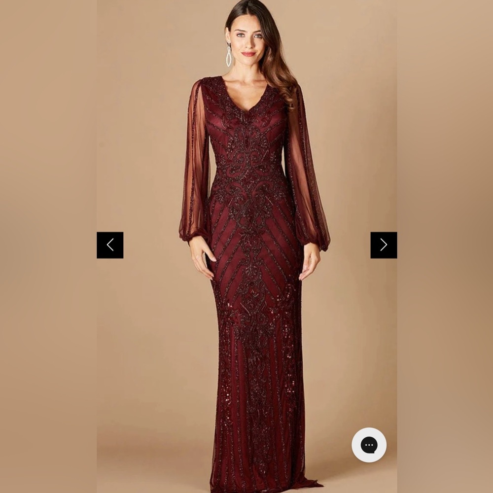 LARA Gown in Size 8. Worn once & in perfect condition.